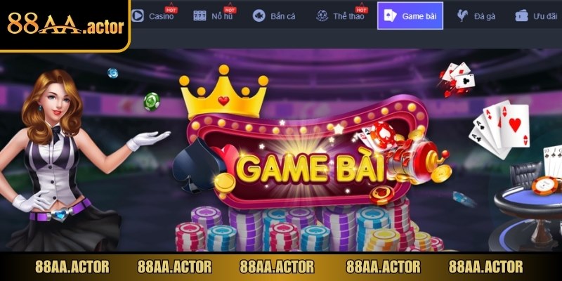 Game bài 88AA lựa chọn hàng đầu cho người yêu thích sự kịch tính